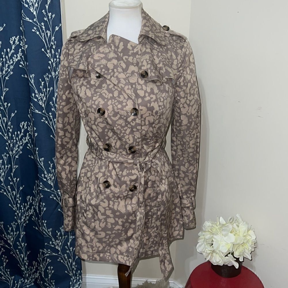 Anthropologie | Daughters of the Liberation Subtle Survival Trench Coat sz 4